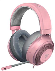 pink razer headphones