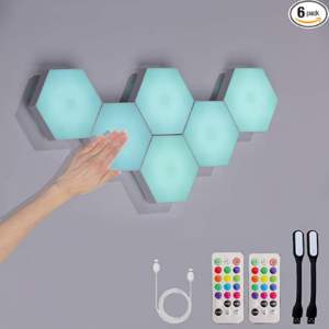 hexagon wall lights